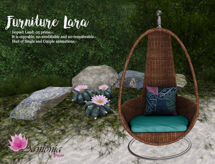 Second Life Marketplace Armonia Decor [AD] Furniture LARA (Green)